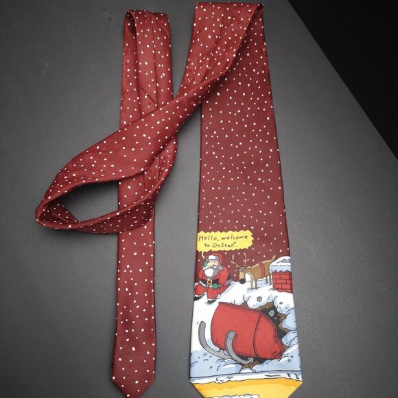Jingle Bells Stain Resistant Christmas Themed Necktie - Picture 1 of 6